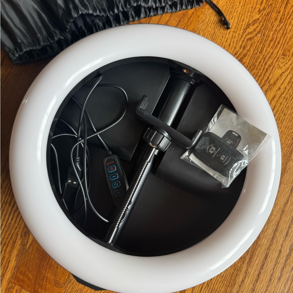 Sunpak 12" Bicolor LED Ring Light Kit - Black